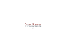 Tablet Screenshot of carpetbonanza.com